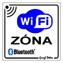 Matrica WI-FI zóna fehér "B" Matrica WI-FI zóna fehér "B"