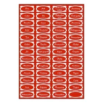 Matrica fűszeres piros "D"