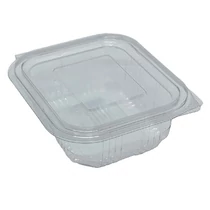 Műanyag salátás egybefedeles tál PET 250 ml  100 darabos