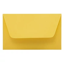 Névjegyboríték színes KASKAD enyvezett 70x105mm 57 citromsárga 50 darabos
