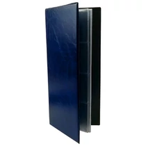 Névjegytartó Maxi pvc borítású karton 80 darabos kék Névjegytartó Maxi pvc borítású karton 80 darabos kék