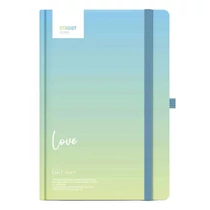 Jegyzetfüzet vonalas STREET Dictionary Love A/5 96 lapos gumis keményfedelű
