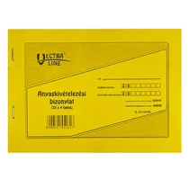 Nyomtatvány anyag kivételezési bizonylat VECTRALINE 25x4 8 tételes Nyomtatvány anyag kivételezési bizonylat VECTRALINE 25x4 8 tételes