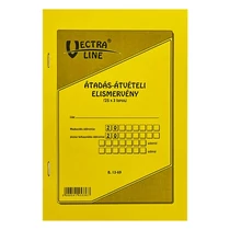 Nyomtatvány átadás - átvételi elismervény VECTRALINE 25x3 lapos A/5 Nyomtatvány átadás - átvételi elismervény VECTRALINE 25x3 lapos A/5