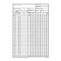 Nyomtatvány készletnyílvántartó füzet 50 lapos A/4 Nyomtatvány készletnyílvántartó füzet 50 lapos A/4