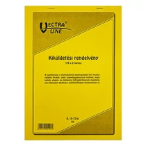 Nyomtatvány kiküldetési rendelvény VECTRALINE álló A/4 25x2 példányos Nyomtatvány kiküldetési rendelvény VECTRALINE álló A/4 25x2 példányos