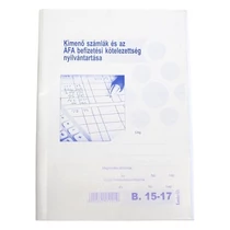 Nyomtatvány kimenő számlák nyilvántartója A/4 Nyomtatvány kimenő számlák nyilvántartója A/4