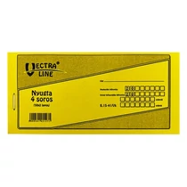 Nyomtatvány nyugta VECTRALINE 50x2 4 soros 20 darabos