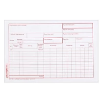 Nyomtatvány raktári nyilvántartó karton A/5 1000 db/csomag Nyomtatvány raktári nyilvántartó karton A/5 1000 db/csomag