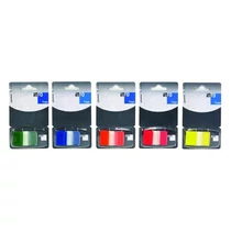 Oldaljelölő GLOBAL Notes Info Flags 7728-43 műanyag 25x43 mm transparens/zöld