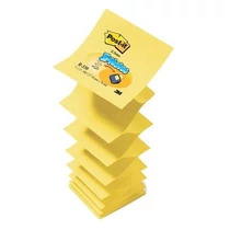 Öntapadós jegyzettömb 3M Post-it LP330N "Z" 76x76mm sárga 12x100 lap