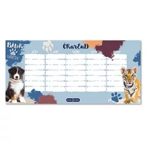 Órarend ARS UNA egylapos kétoldalas Bátor mancsok-Tigris