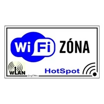 Piktogram WI-FI zóna fehér Piktogram WI-FI zóna fehér