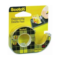 Ragasztószalag kétoldalas 3M Scotch 136D 12mmx6,3m átlátszó Ragasztószalag kétoldalas 3M Scotch 136D 12mmx6,3m átlátszó