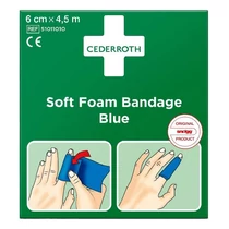 Sebtapasz utántöltő CEDERROTH téphető/vágható 6cm x 4.5m, kék Sebtapasz utántöltő CEDERROTH téphető/vágható 6cm x 4.5m, kék