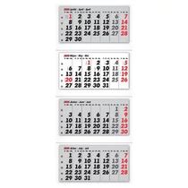 Speditőr naptár REALSYSTEM 4 tömbös 4 havi üres fejrész 2026. Speditőr naptár REALSYSTEM 4 tömbös 4 havi üres fejrész 2026.