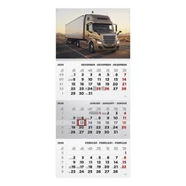 Speditőr naptár TOPTIMER T072 1 tömbös 3 havi Kamion 2026. Speditőr naptár TOPTIMER T072 1 tömbös 3 havi Kamion 2026.