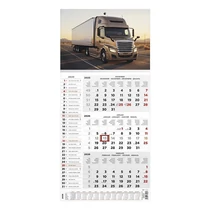 Speditőr naptár TOPTIMER T077 1 tömbös 3 havi névnapokkal Kamion 2026. Speditőr naptár TOPTIMER T077 1 tömbös 3 havi névnapokkal Kamion 2026.