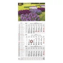 Speditőr naptár TOPTIMER T077 1 tömbös 3 havi névnapokkal Kert 2026. Speditőr naptár TOPTIMER T077 1 tömbös 3 havi névnapokkal Kert 2026.