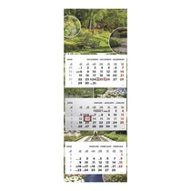 Speditőr naptár TOPTIMER T080 3 tömbös 3 havi Kertek 2026.