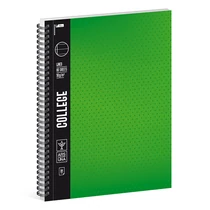 Spirálfüzet vonalas ARS UNA College A/4 80 lapos zöld Spirálfüzet vonalas ARS UNA College A/4 80 lapos zöld