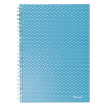 Spirálfüzet kockás ESSELTE A/5 80 lapos Colour Breeze kék