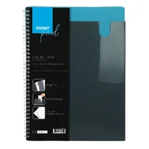 Spirálfüzet kockás STREET Pad A/5 80 lapos kék Spirálfüzet kockás STREET Pad A/5 80 lapos kék