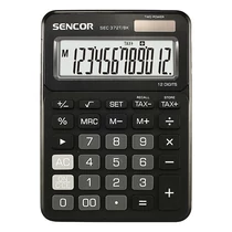 Számológép asztali SENCOR SEC 372T/BK 12 digit