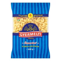 Száraztészta csavartcső GYERMELYI 4 tojásos 500 g
