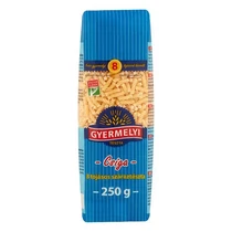 Száraztészta csiga GYERMELYI 8 tojásos 250 g Száraztészta csiga GYERMELYI 8 tojásos 250 g