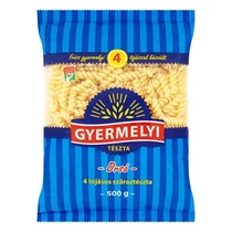 Száraztészta orsó GYERMELYI 4 tojásos 500 g Száraztészta orsó GYERMELYI 4 tojásos 500 g
