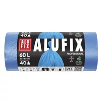 Szemeteszsák ALUFIX 60L kék HDPE 60x80 cm 40 darabos