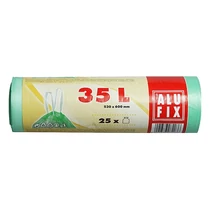 Szemeteszsák ALUFIX 35L önzáró szalaggal 25 darabos Szemeteszsák ALUFIX 35L önzáró szalaggal 25 darabos