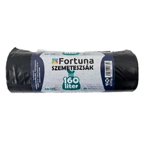 Szemeteszsák FORTUNA 160L fekete 80x120 cm 10 darabos Szemeteszsák FORTUNA 160L fekete 80x120 cm 10 darabos