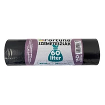 Szemeteszsák FORTUNA 60L fekete 55x70 cm 20 darabos Szemeteszsák FORTUNA 60L fekete 55x70 cm 20 darabos