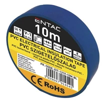 Szigetelőszalag ENTAC 19mmx10m kék Szigetelőszalag ENTAC 19mmx10m kék