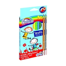 Színes ceruza FIORELLO háromszögletű 12+2 darabos Színes ceruza FIORELLO háromszögletű 12+2 darabos