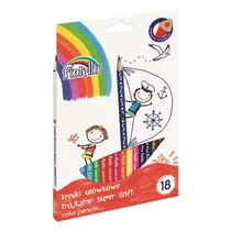 Színes ceruza FIORELLO háromszögletű 18 darabos Színes ceruza FIORELLO háromszögletű 18 darabos