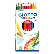 Színes ceruza GIOTTO Colors 3.0 hatszögletű 24 darabos Színes ceruza GIOTTO Colors 3.0 hatszögletű 24 darabos