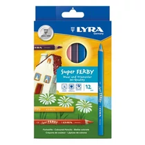 Színes ceruza LYRA Super ferby 12 darabos