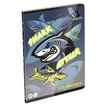 Szótárfüzet LIZZYSULI A/5 32 lapos 31-32 Shark Attack