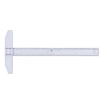 T-Vonalzó ARISTO fix fejjel 40 cm víztiszta