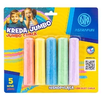 Táblakréta ASTRA FUN jumbo kerek 5 szín/bliszter Táblakréta ASTRA FUN jumbo kerek 5 szín/bliszter