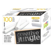 Táblakréta CREATIVE JUNGLE fehér kerek 100 darabos Táblakréta CREATIVE JUNGLE fehér kerek 100 darabos