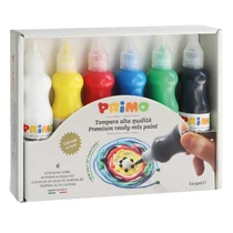 Tempera PRIMO 75 ml vegyes 6 darabos