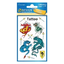 Tetoválás matrica AVERY sárkányok Tetoválás matrica AVERY sárkányok