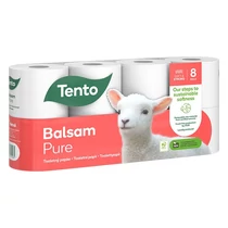 Toalettpapír TENTO Balsam pure fehér 8 tekercses 3 rétegű