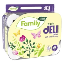 Toalettpapír TENTO Deli fehér 24 tekercses 3 rétegű