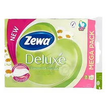 Toalettpapír ZEWA Deluxe 3 rétegű 24 tekercses Camomile Toalettpapír ZEWA Deluxe 3 rétegű 24 tekercses Camomile