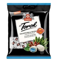 Töltött keménycukorka DR. TOROK eukaliptusszal és mentollal 75 g Töltött keménycukorka DR. TOROK eukaliptusszal és mentollal 75 g